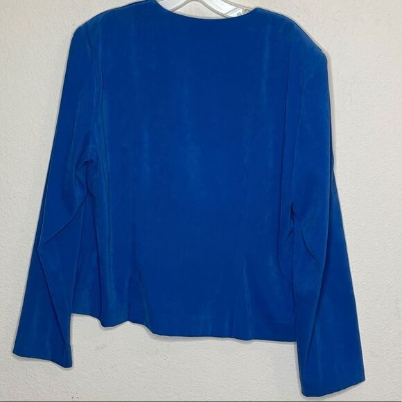 Vintage Leslie Fay Skirt Set Blue - Picture 12 of 15